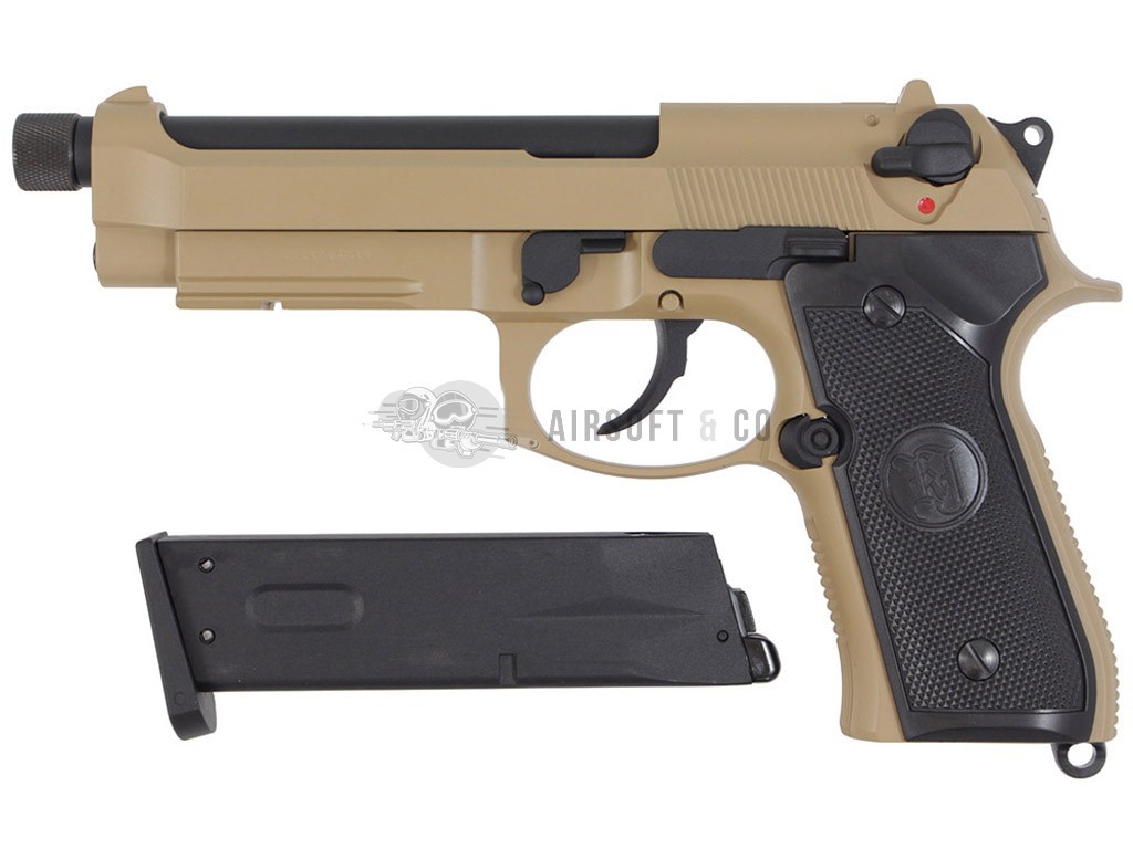 Pistolet airsoft KJW M9A1 GBB (Gaz)